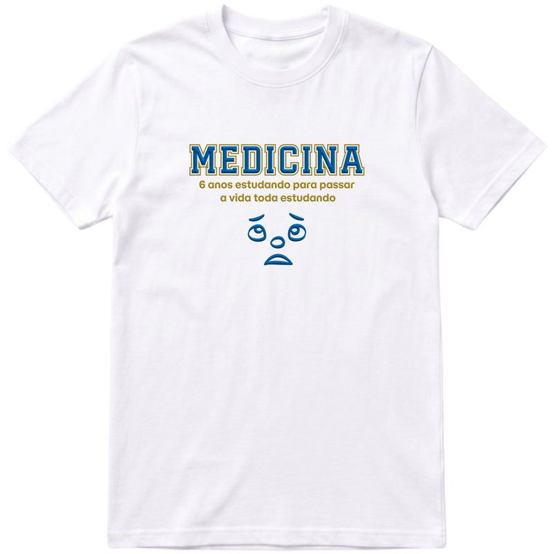 "Medicina" Camiseta Premium Unissex Bunker Studios