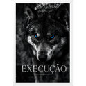 "Quadro Caixa - Instinto Selvagem (Execução)" Quadro caixa sem vidro acrílico