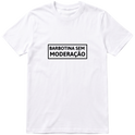 "barbotina moderação - dtg" Camiseta Básica Unissex
