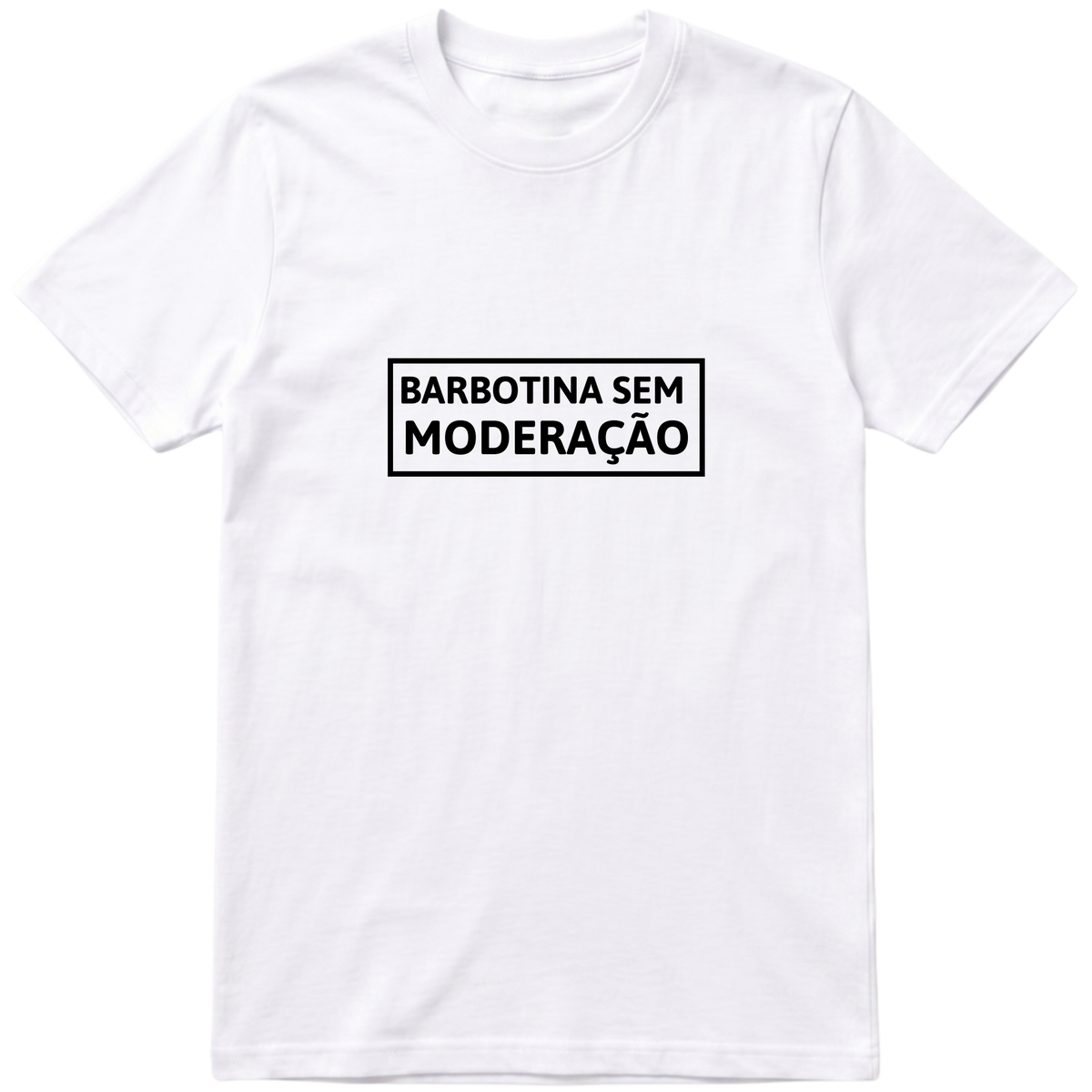 "barbotina moderação - dtg" Camiseta Básica Unissex