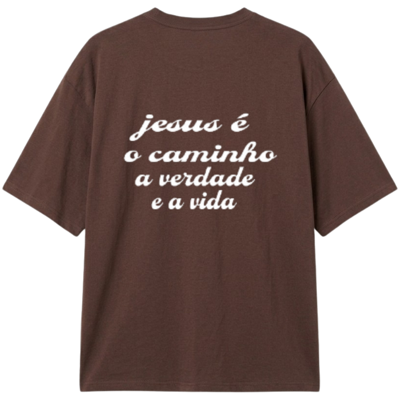 "Produto Cristo , o caminho" Camiseta Oversized Classic