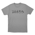 "evolução" Camiseta Básica Unissex