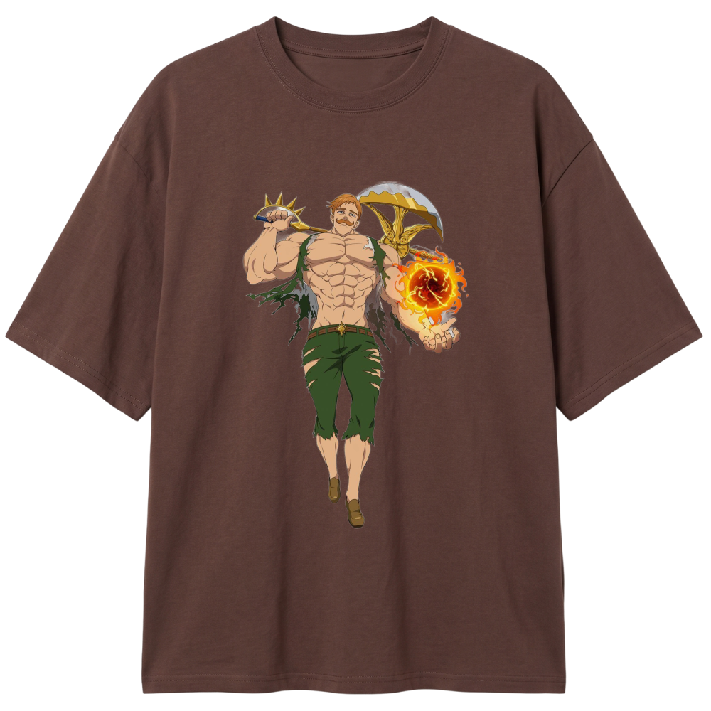 "Camiseta Oversized Classic Escanor" Camiseta Oversized Classic