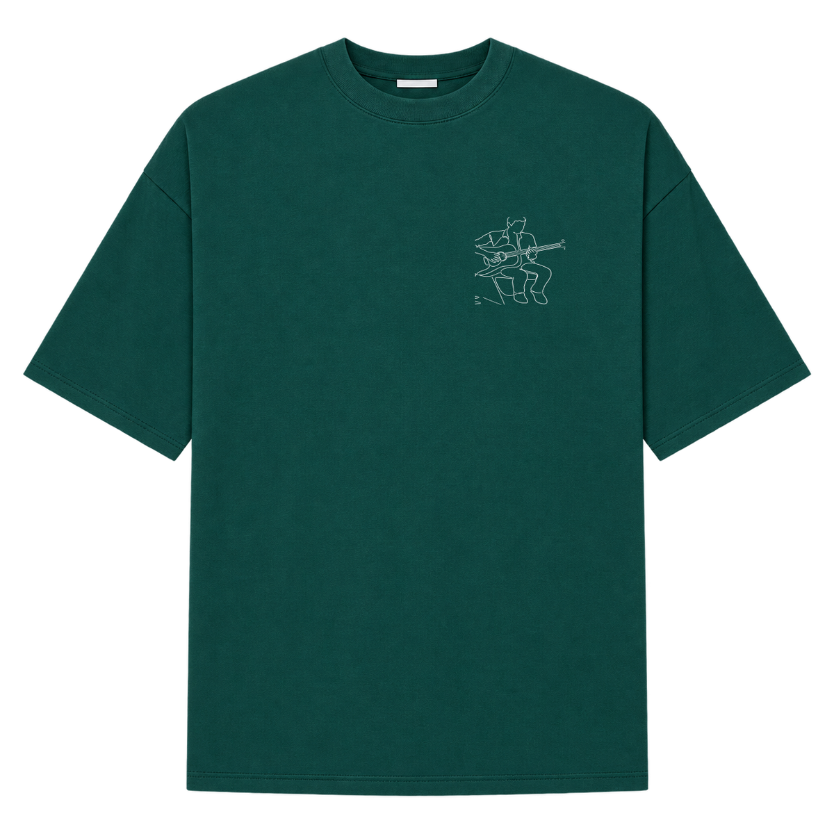 "MAZIN SILVA" Camiseta Oversized Suedine 220g