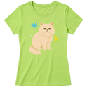 "Gato Persa" Blusa Baby Look