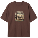 "Estampa/DEUS PERMANECE" Camiseta Oversized Classic