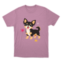 "Chihuahua pelo longo" Camiseta Básica Unissex