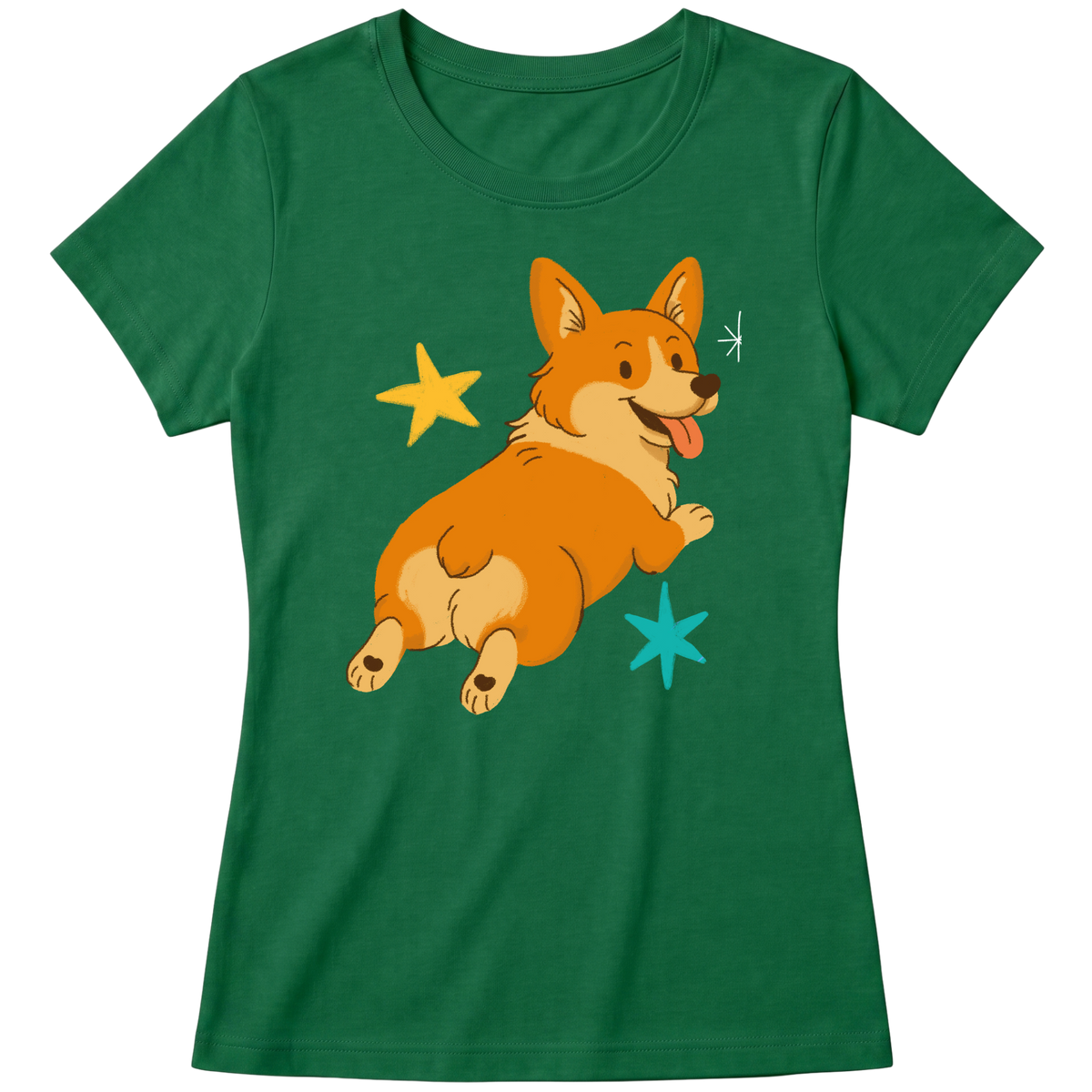 "Corgi" Blusa Baby Look