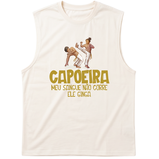 "Capoeria #01" Tank Top Machão Suedine