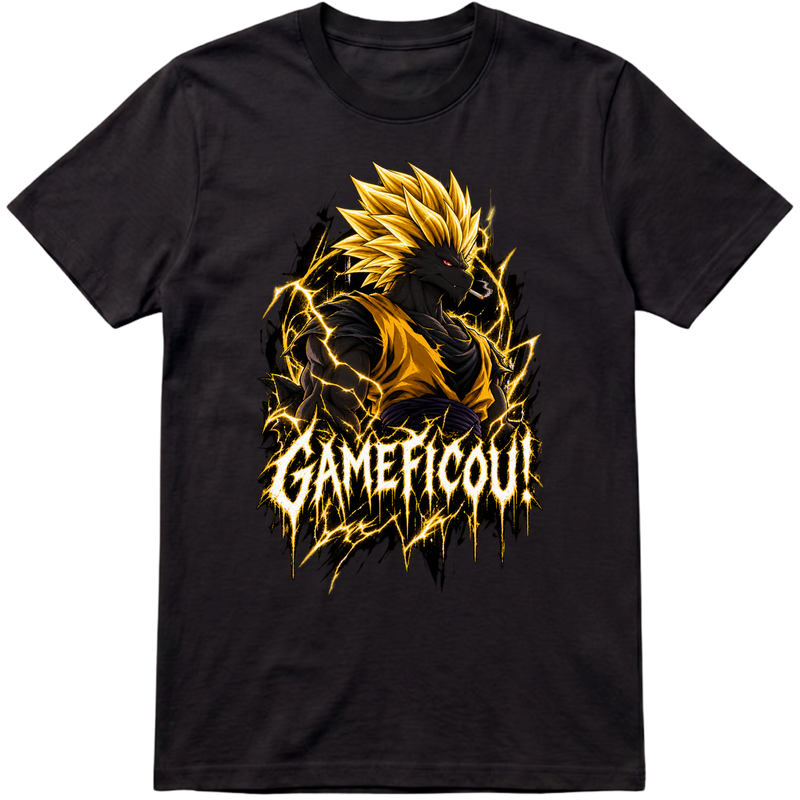 "CAMISA da GameFicou" Camiseta Premium Unissex Bunker Studios