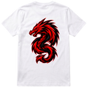 "Camisa frente e verso Dragons (Tripulação) - GameFicou" Camiseta Premium Unissex Bunker Studios