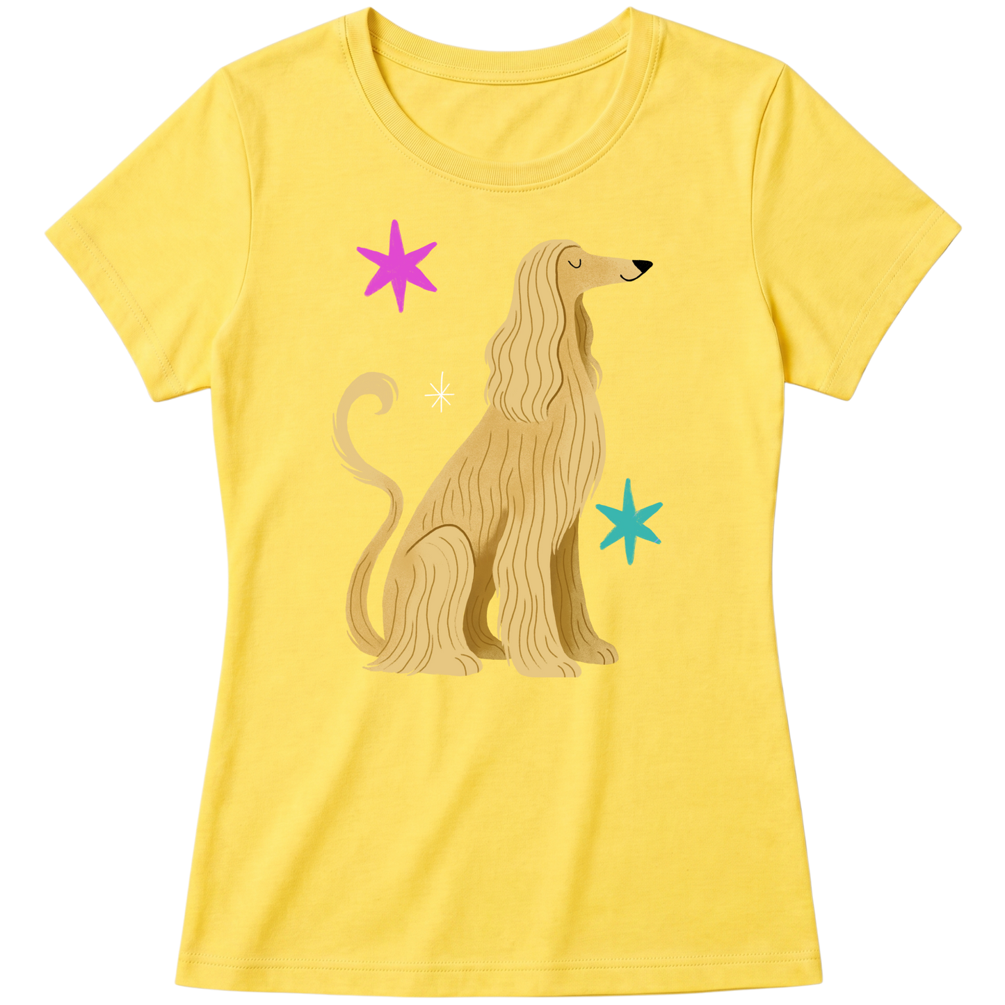 "Galgo Afegão" Blusa Baby Look