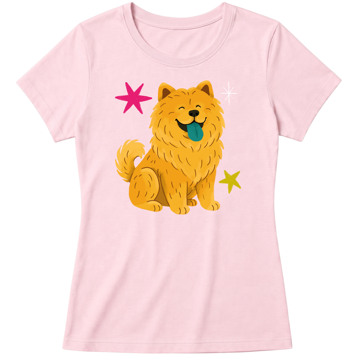 "Chow chow" Blusa Baby Look