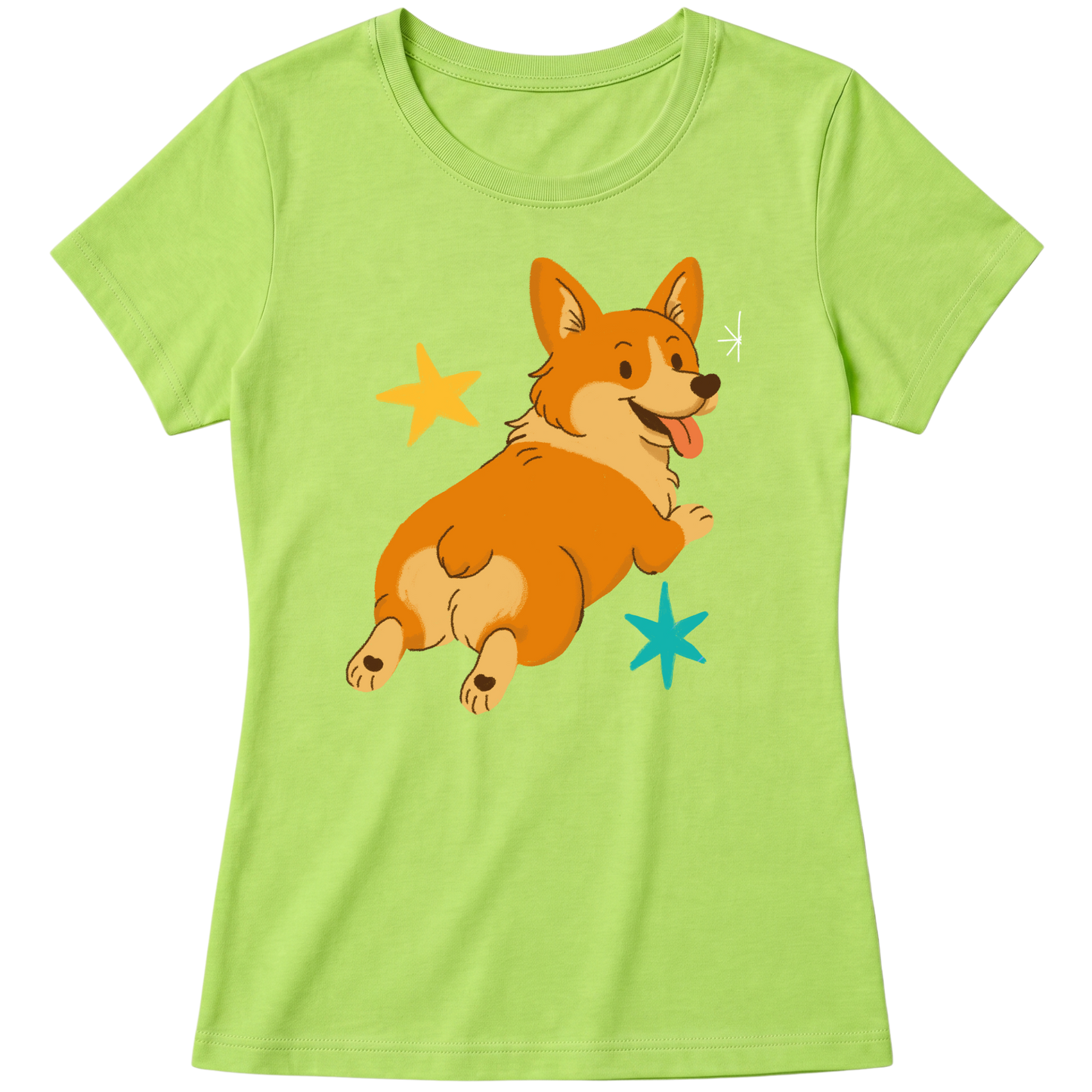 "Corgi" Blusa Baby Look