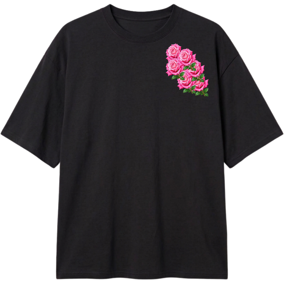 "Rose moriban" Camiseta Oversized Classic