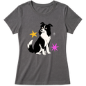 "Border collie" Blusa Baby Look