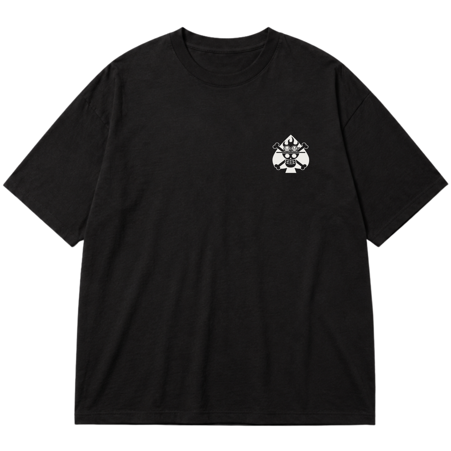 "Camiseta - Ace One Piece - Oversized Cotton" Oversized Premium 96% algodão 4% Elastano