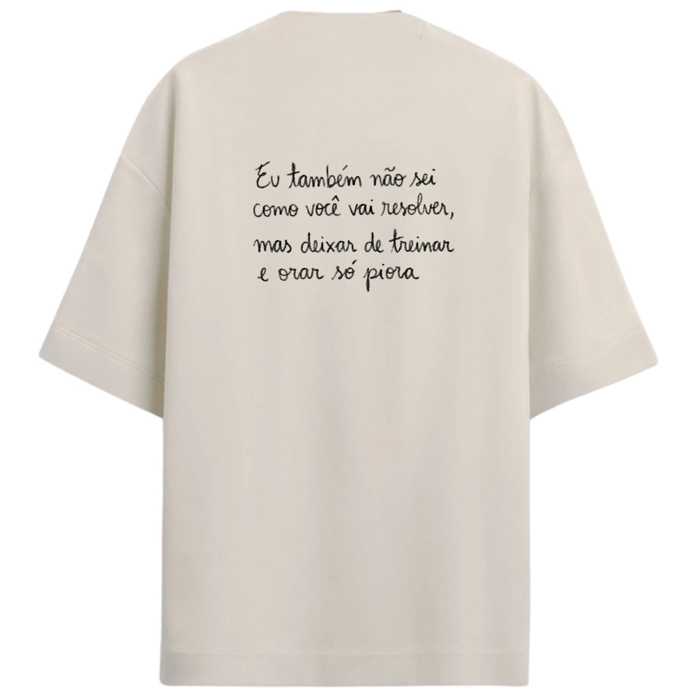 "FENDS --  ORAR E TREINAR" Camiseta Oversized Premium