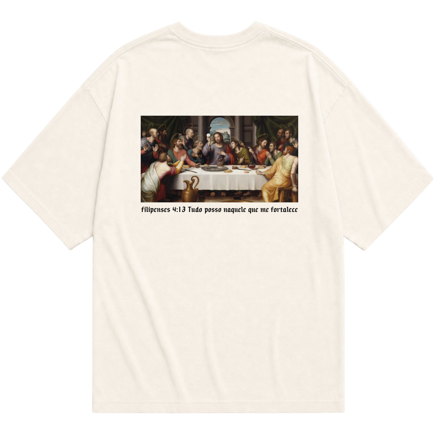 "WHITE PEAK Ceia de Jesus" Oversized Básica 30.1