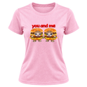 "Camiseta You &me gatinhos sanduíche" Camiseta Dryfit Feminina Basic