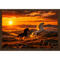 "Por do Sol" Quadro tradicional sem vidro acrílico