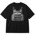 "JESUS SALVA Colete" Oversized Premium 96% algodão 4% Elastano