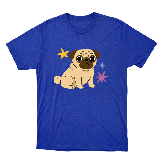 "Pug" Camiseta Básica Unissex