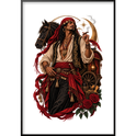 ""Cigano" Full Art - Quadro Filete" Quadro filete sem vidro acrílico