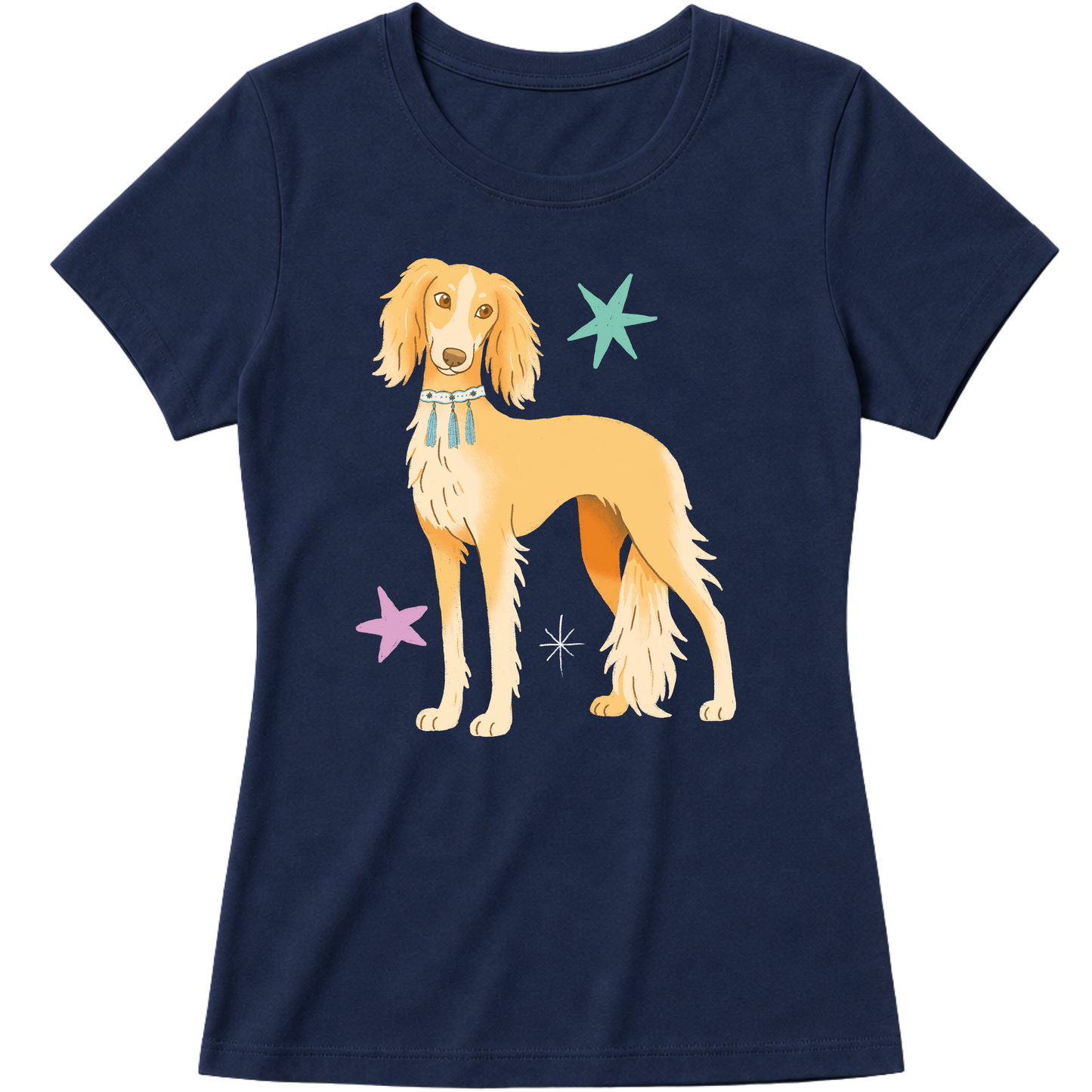 "Saluki" Blusa Baby Look