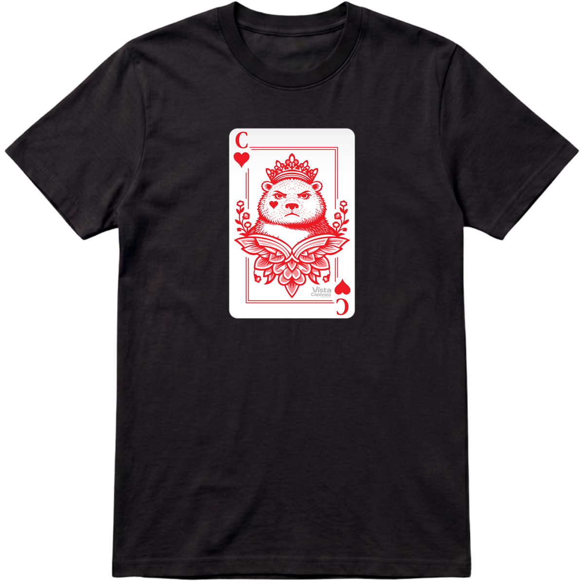 "Capivara de Copas DTF" Camiseta Premium Unissex Bunker Studios