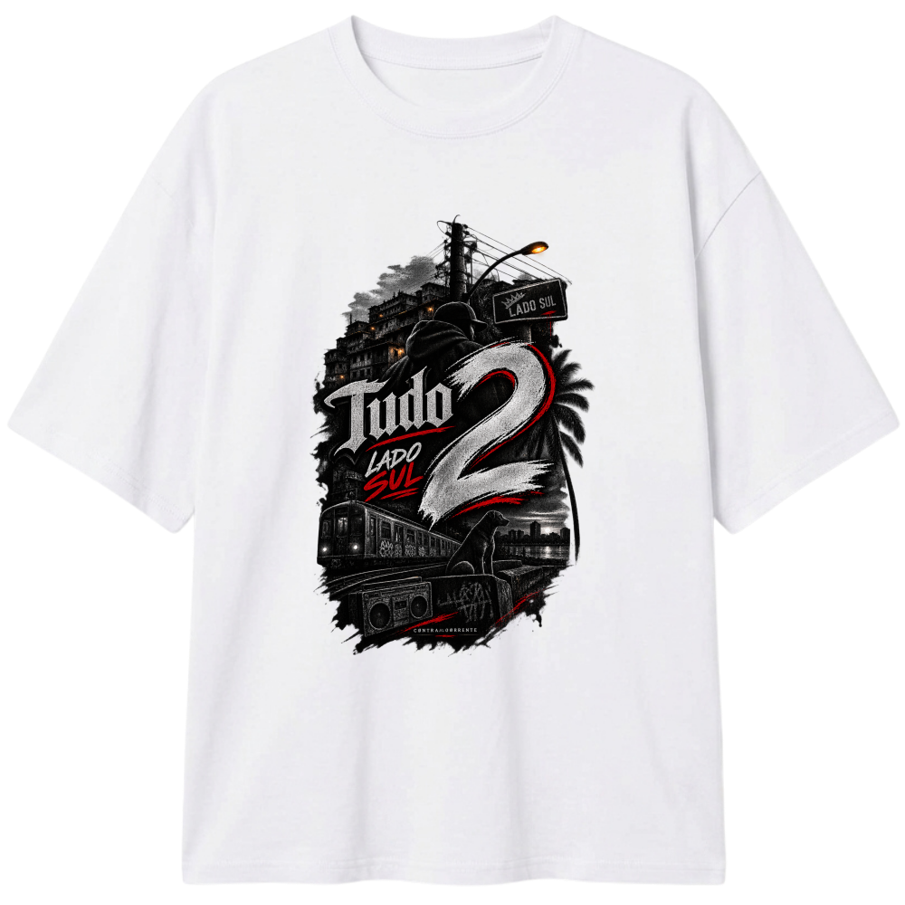 "Oversized Classic #013 - CØNTRAACØRRENTE" Camiseta Oversized Classic