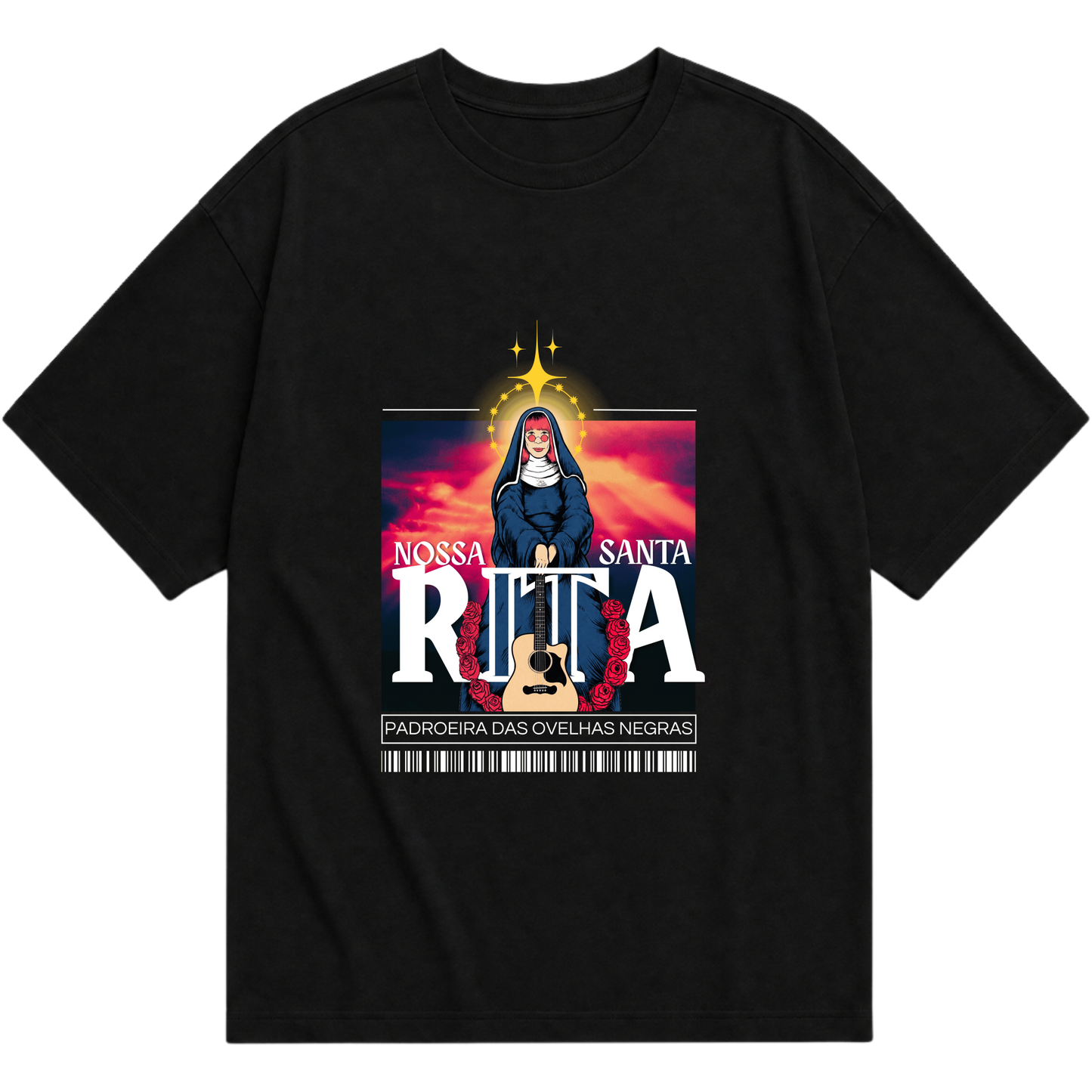"Santa Rita Lee" Camiseta Oversized Básica