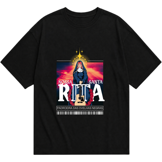 "Santa Rita Lee" Camiseta Oversized Básica
