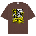 "Me Conta..." Camiseta Oversized Suedine 220g
