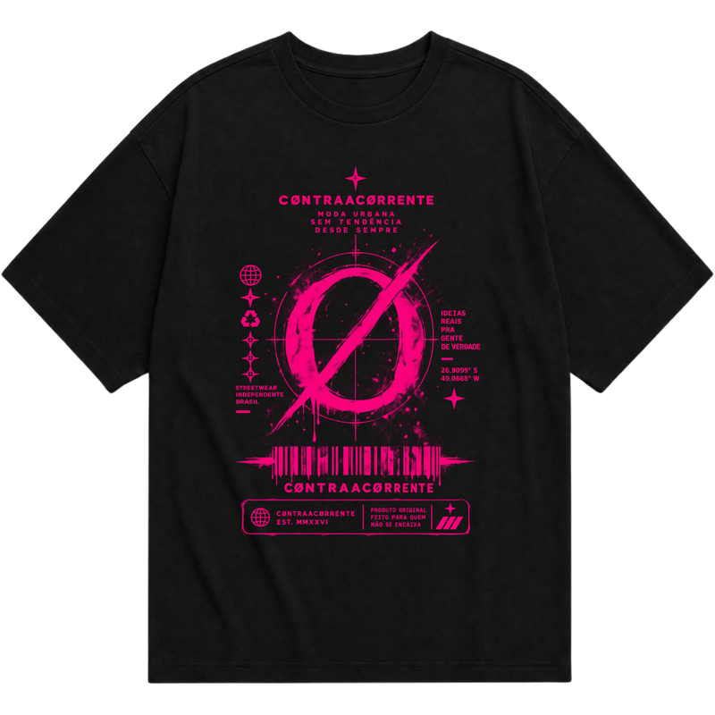 "Oversized Essential #042 - CØNTRAACØRRENTE" Oversized Básica 30.1