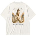 "Nossa Senhora de Fátima" Oversized Premium 96% algodão 4% Elastano