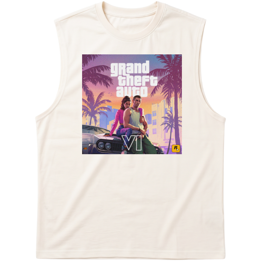 "VI.CE CITY THEMES" Tank Top Machão Suedine