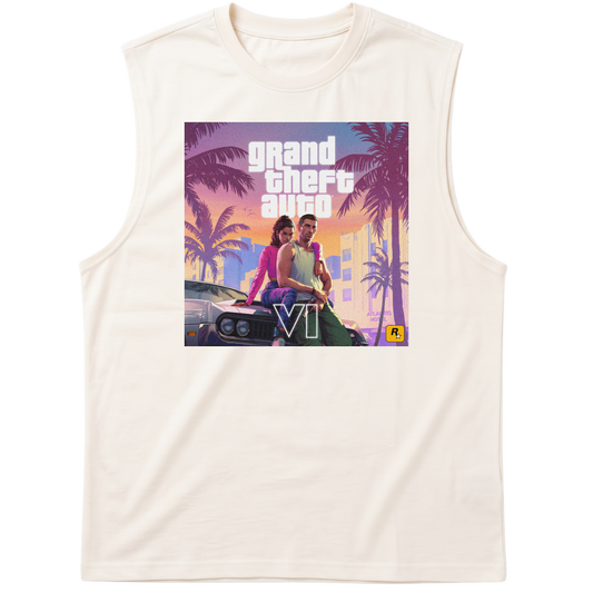 "VI.CE CITY THEMES" Tank Top Machão Suedine