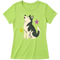 "Husky siberiano" Blusa Baby Look