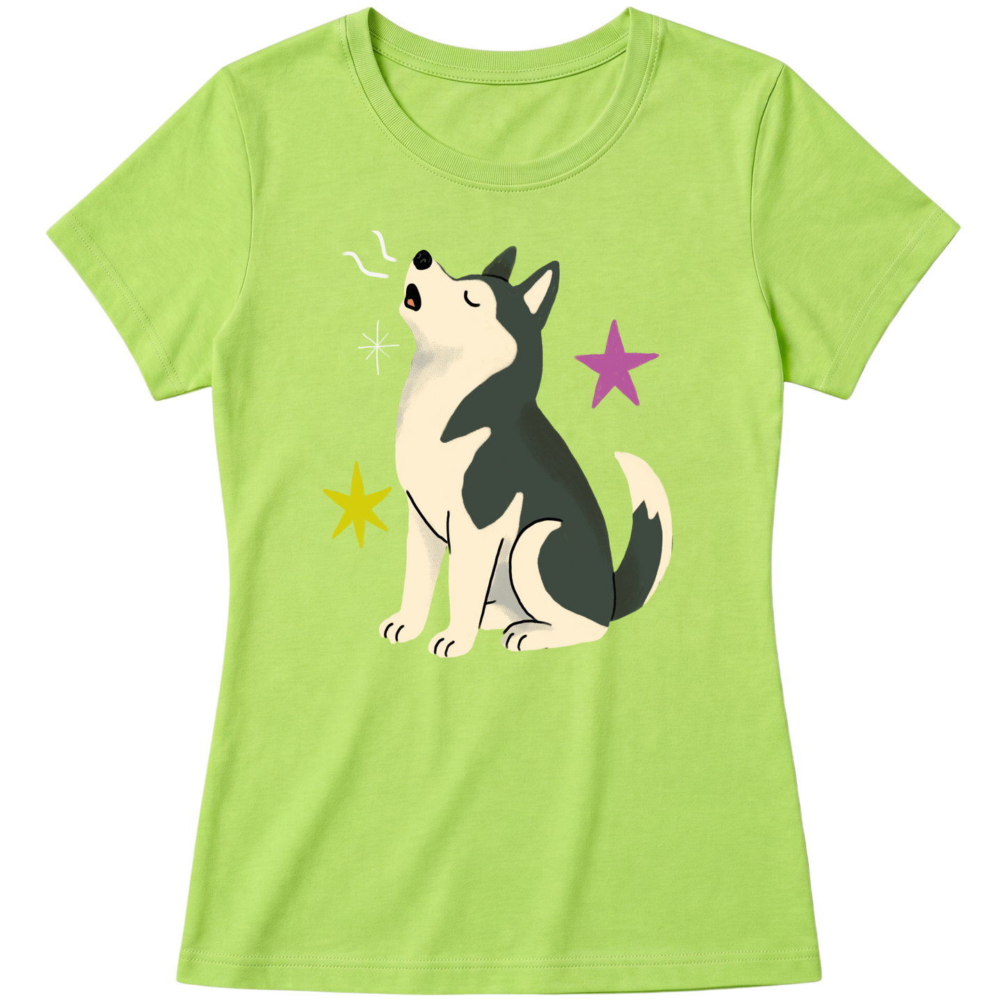 "Husky siberiano" Blusa Baby Look