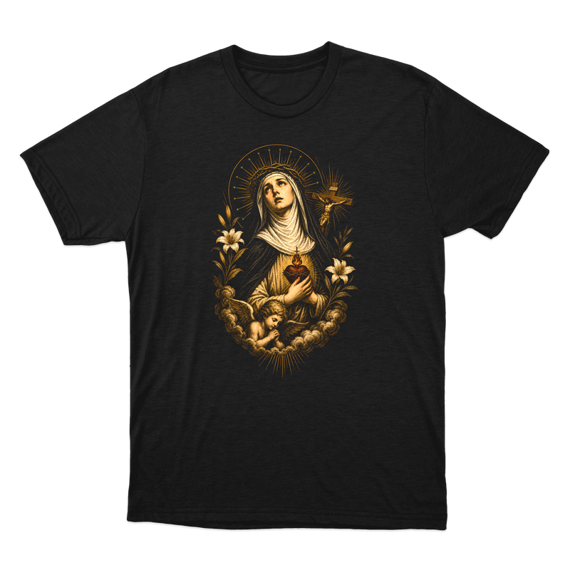 "Nossa Senhora" Camiseta regular básica