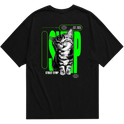 "Camiseta Oversized Cyber Cat - Street Symp" Oversized Básica 30.1