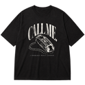"DROP 001 ▪ CALL ME | BLACK" Oversized Premium 96% algodão 4% Elastano