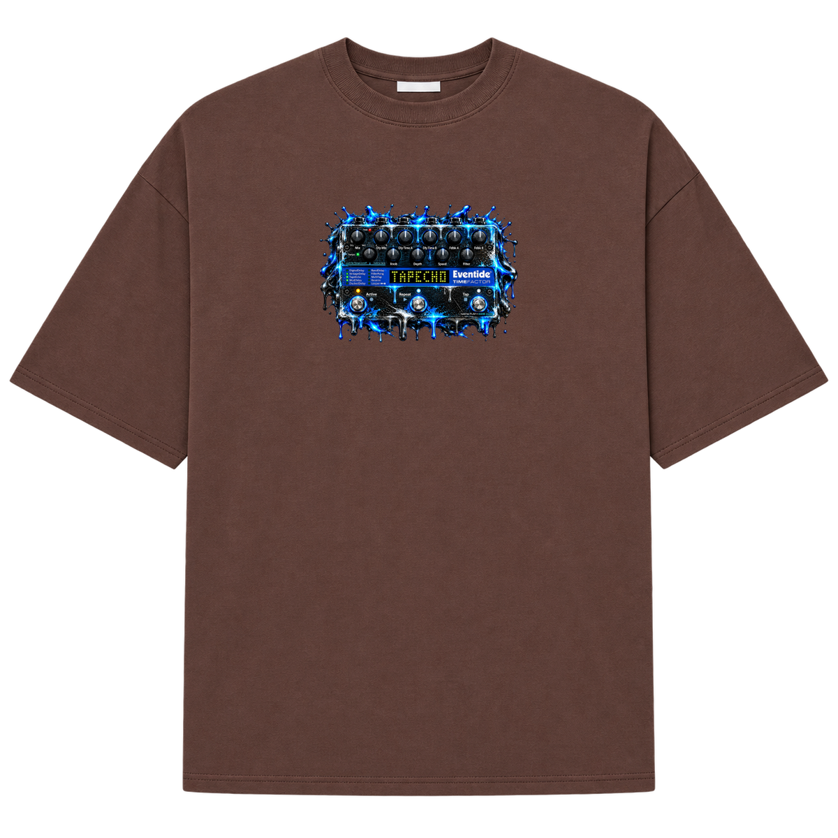"RODOLFO MUNIZ TIME FACTOR" Camiseta Oversized Suedine 220g