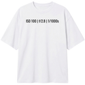 "ISO 100" Camiseta Oversized Classic
