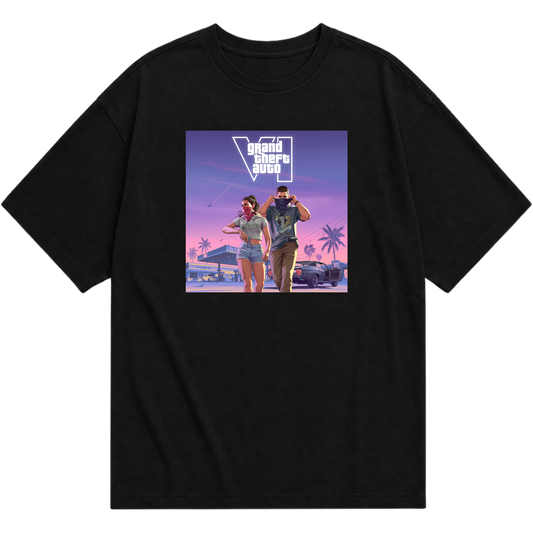 "VI.CE CITY THEMES" Camiseta Oversized Básica