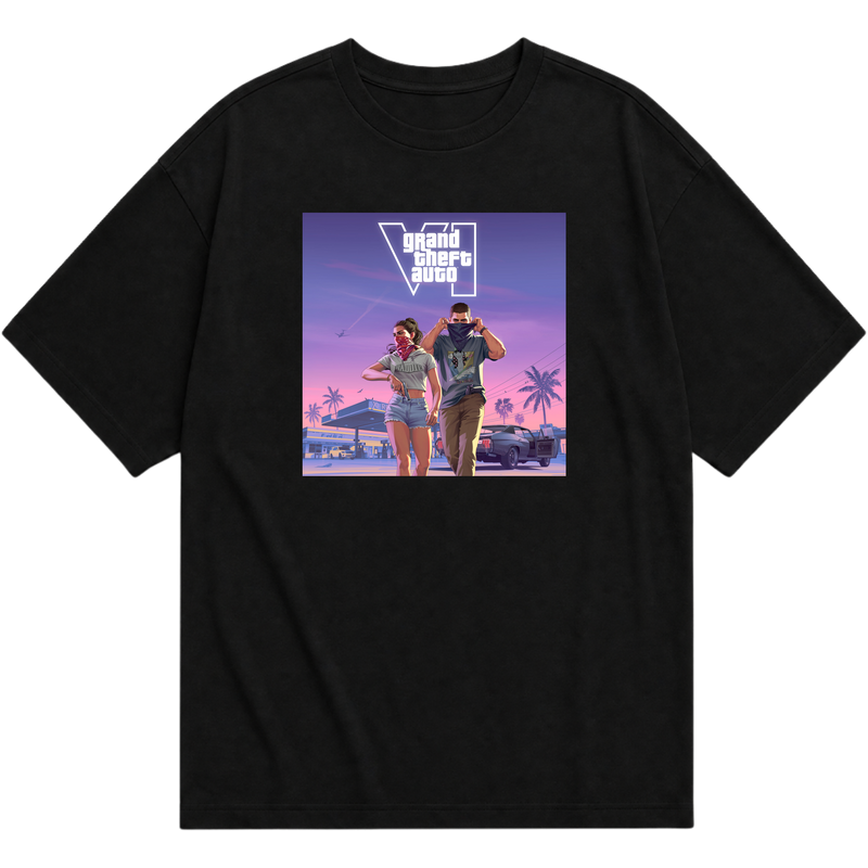 "VI.CE CITY THEMES" Camiseta Oversized Básica