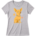 "Chihuahua de pelo curto" Blusa Baby Look