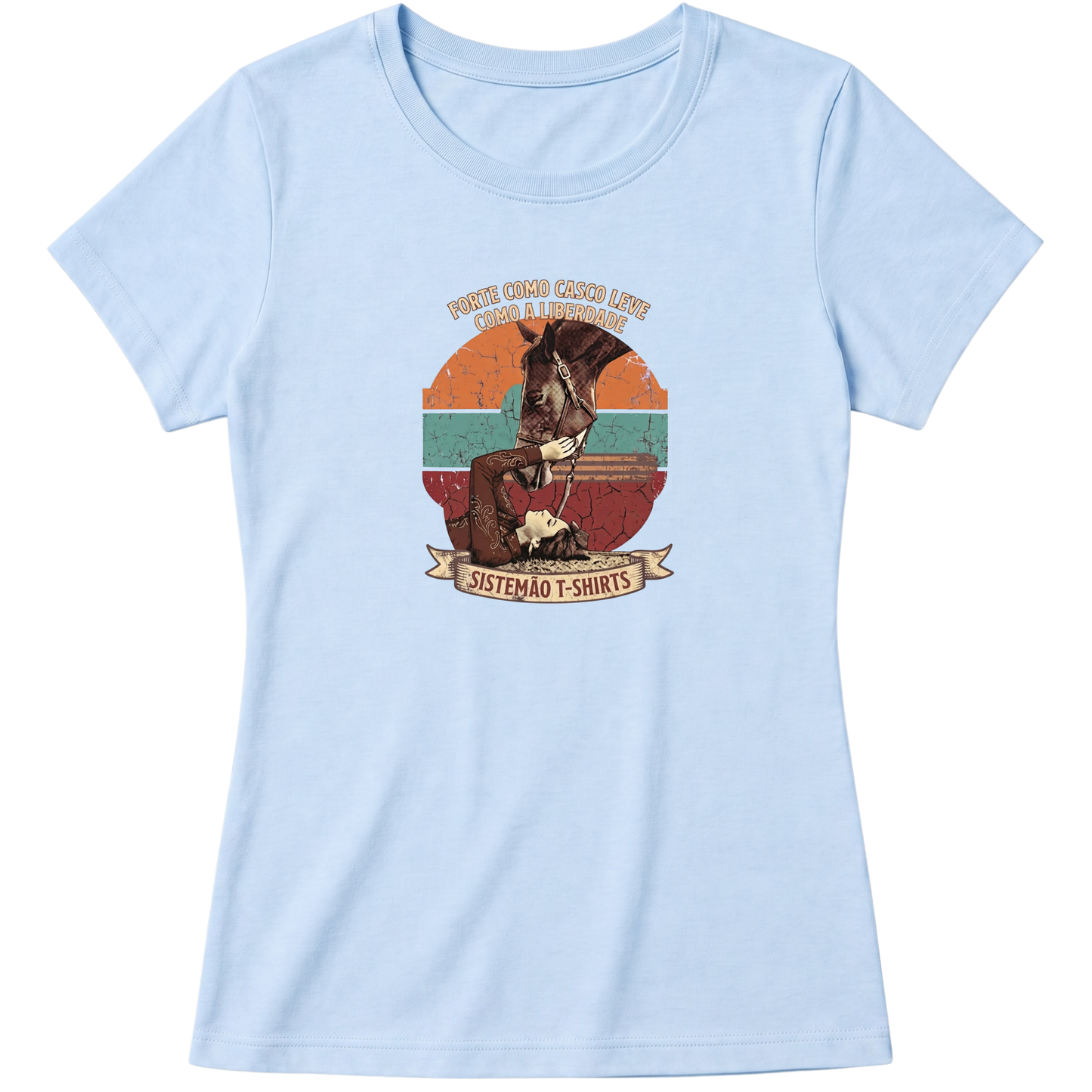 "Babylook  LEVE COMO A LIBERDADE" Blusa Baby Look