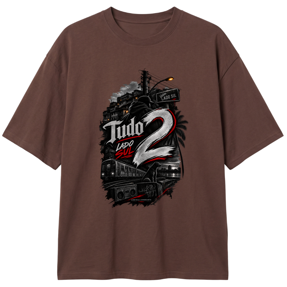 "Oversized Classic #013 - CØNTRAACØRRENTE" Camiseta Oversized Classic